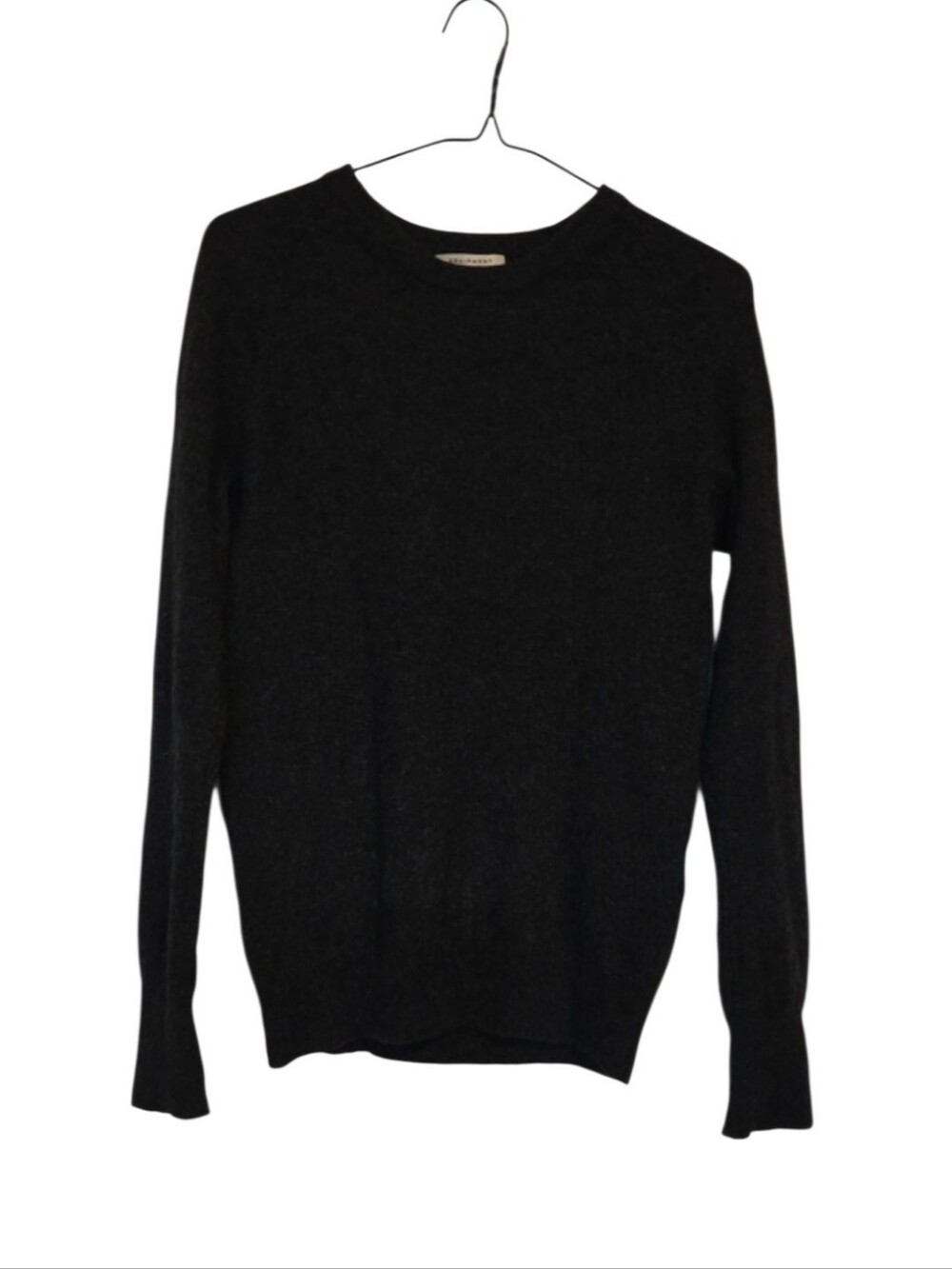 Equipment 100% Cashmere Crewneck Sweater - Charcoal Grey